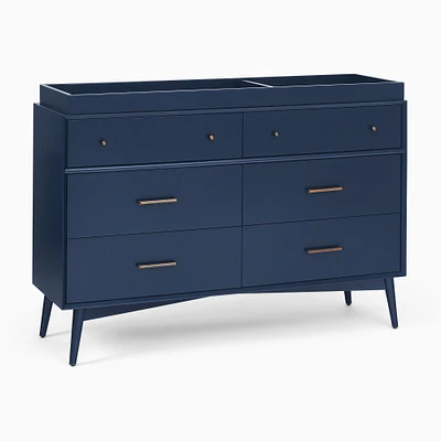 Mid-Century 6-Drawer Changing Table (56") | West Elm