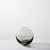 Foundations Smoke Glass Vases | West Elm