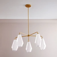 Sculptural -Light Geo Chandelier | West Elm