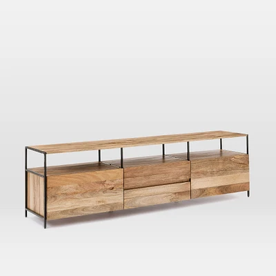 Chip & Dent: Industrial Storage Modular System, 80" Media Console