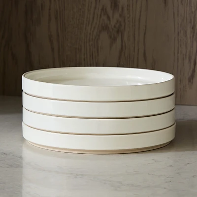 Straight-Sided Stoneware Salad Plate Sets | West Elm