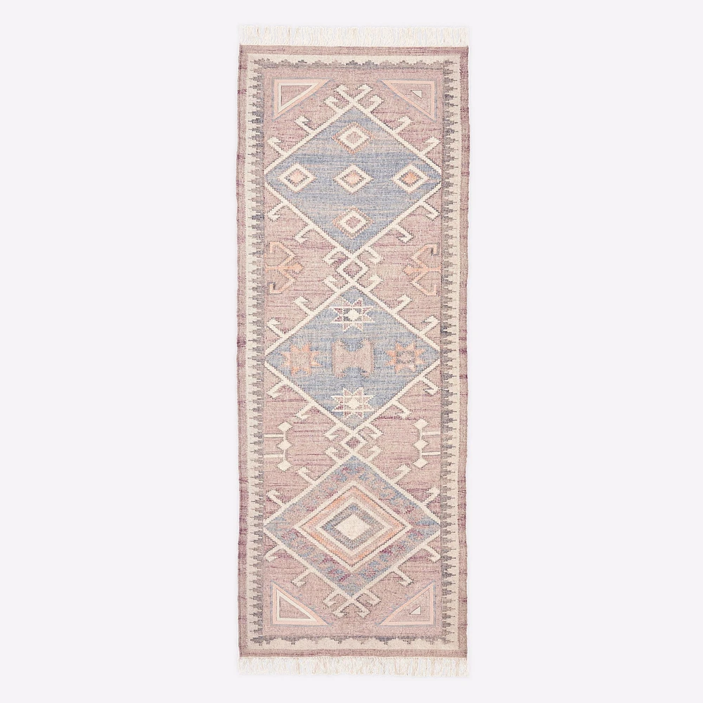 Chip & Dent: Cordoba Flatweave Wool Rug, 2.5x7, Multi