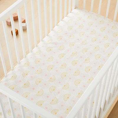 Sunny Sky Crib Sheet, Multi