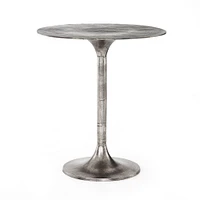 Tulip Pedestal 32" Counter Table, Antique Rust