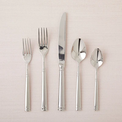 Bistro Mirrored Stainless Steel Flatware Sets | West Elm