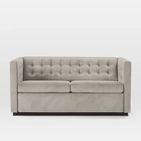 Rochester 72" Sleeper Sofa, Yarn Dyed Linen Weave, Graphite