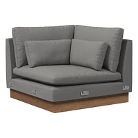 Open Box: Harmony Right Arm Sofa, Twill, Gravel