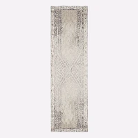 Distressed Ensi Wool Rug, 3x5, White