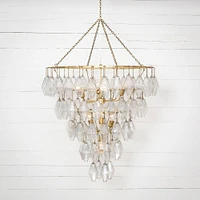 Grand Waterfall Cascading Chandelier (39") | West Elm