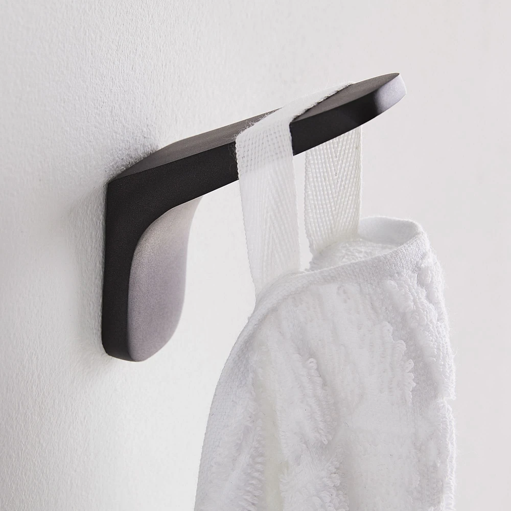 Mid-Century Contour Bathroom Hardware, Chrome