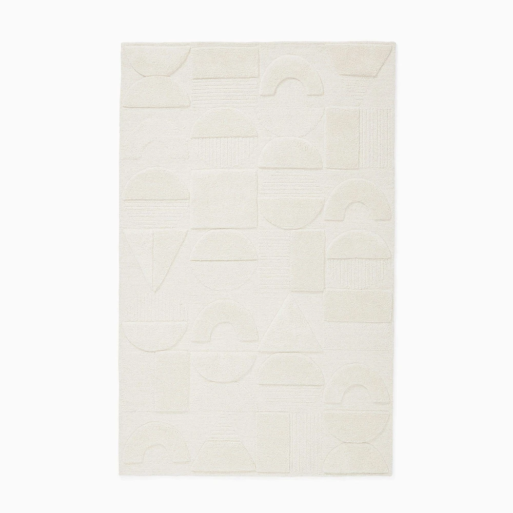 Textured Shapes Rug | West Elm