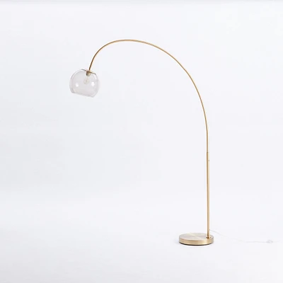 Overarching Acrylic Shade Floor Lamp | West Elm