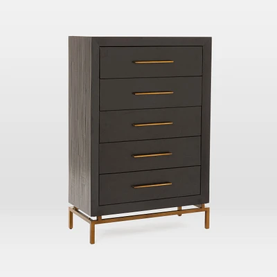 Alexa Burnished 5-Drawer Dresser (33.5") | West Elm