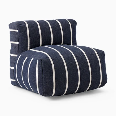 Simple Stripe Indoor/Outdoor Chaise Lounge | West Elm