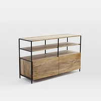 Build Your Own - Industrial Modular Storage, Entertainment Center | West Elm