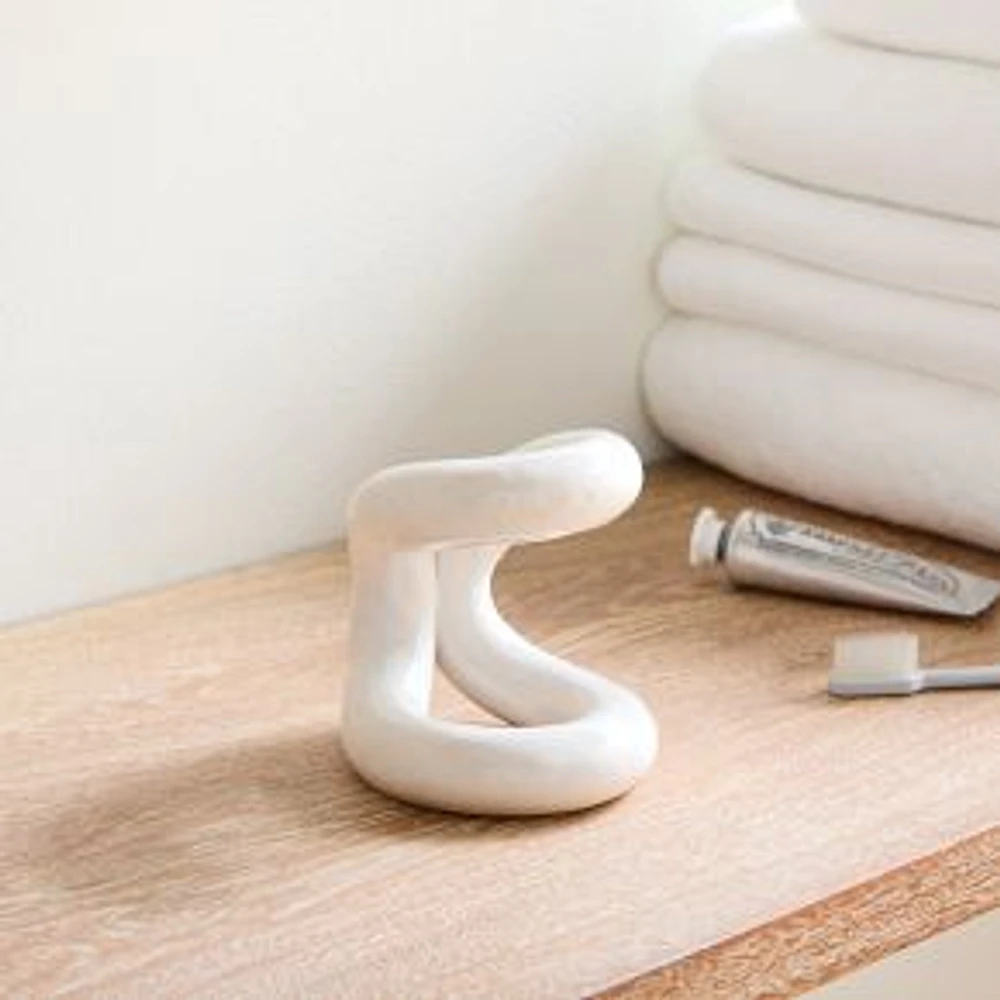 SIN Ood Toothbrush Holder, Glossy White