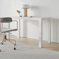 Parsons Desk With Drawers, White