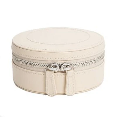 Sophia Round Zip Case, Ivory