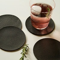 Molly M Within Leather Coasters - Set of 4 | West Elm