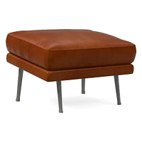 Lucia Leather Ottoman