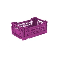 Small Folding Crate - Neon Yellow