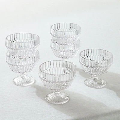 Archie Glass Coupes (Set of 6) | West Elm