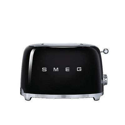 Smeg Toaster, 2 Slice, Black