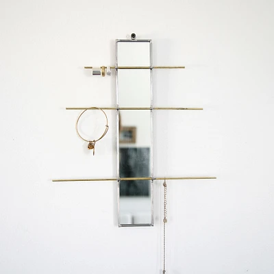 SZKLO Glass Mirror Jewelry Organizer | West Elm