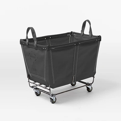 Steele Canvas Basket on Wheels | West Elm