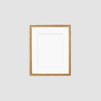 Simply Framed Gallery Frame, Antique Gold/Mat, 16"X20"