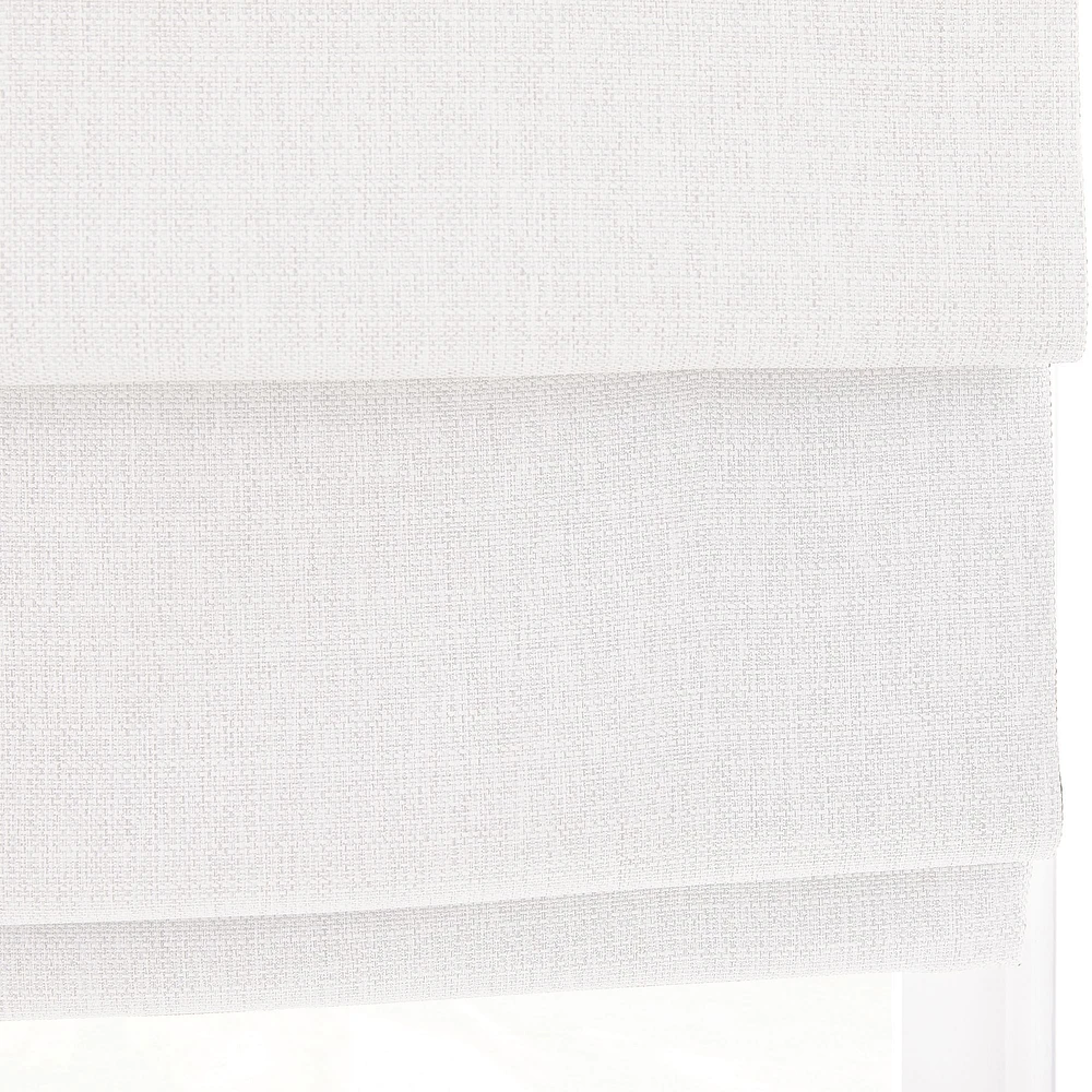 Open Box: Classic Woven Cordless Roman Shades, Egret, 36x66