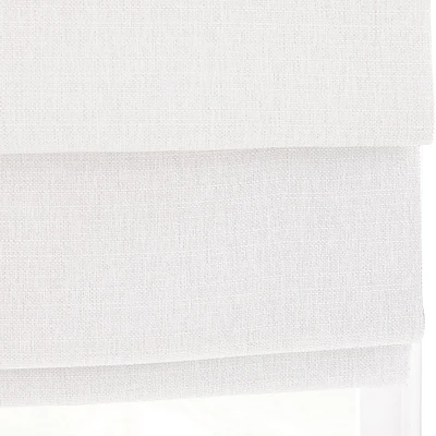 Open Box: Classic Woven Cordless Roman Shades, Egret, 36x66