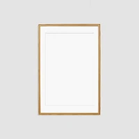 Simply Framed Gallery Frame, Antique Gold/Mat, 16"X20"