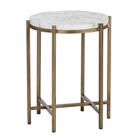 Brushed Iron Side Table | West Elm