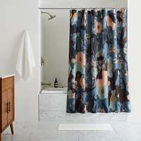 Poppy Floral Shower Curtain | West Elm