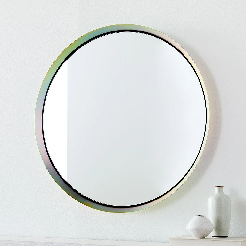 Misewell Kendrick Iridescent Wall Mirror | West Elm