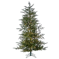 Pre-Lit Faux Portland Pine Green Christmas Tree | West Elm