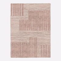 Painted Mixed Stripes Rug | West Elm