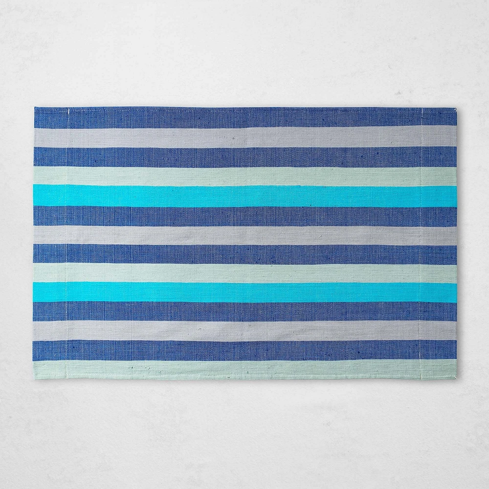 Bolé Road Textiles Bath Mat, Karo, Sable