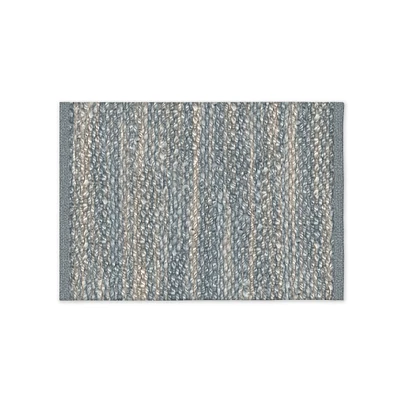 Reef Handwoven Jute Rug, 5x8, Blue Sage