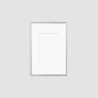 Simply Framed Gallery Frame, Antique Silver/Mat, 16"X20"