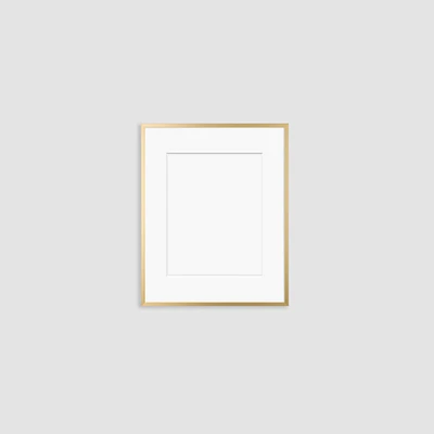 Metal Gallery Frame, Matte Gold, 16"x20"