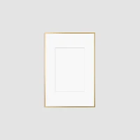 Metal Gallery Frame, Matte Gold, 16"x20"