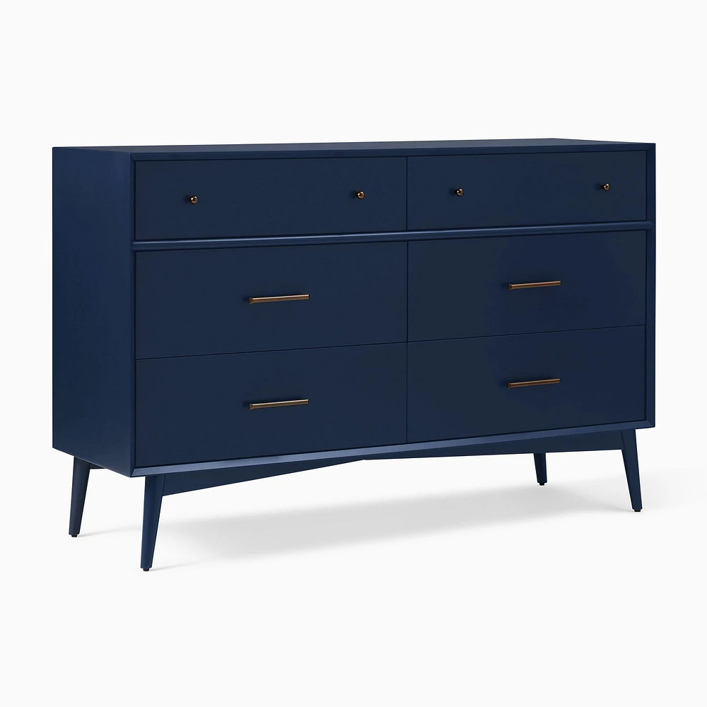 Mid-Century 6-Drawer Kids Dresser (56") | West Elm
