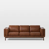 Dekalb 96" Sofa Poly Ludlow Leather Black Ac