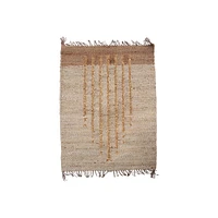 Leah Singh Lola Rug - Gold Lines | West Elm