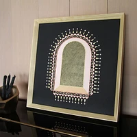 Passage Neutral Wall Art, Framed, 16"x16"