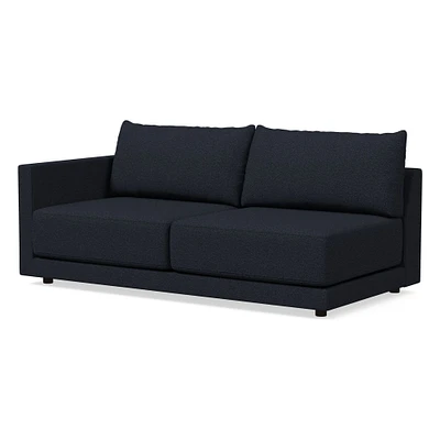 Open Box: Melbourne Left Arm 76" Sofa, Poly, Boucle, Midnight