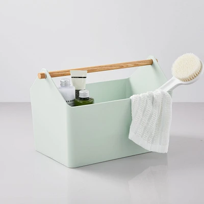 Yamazaki Wood Handle Storage Caddy | West Elm