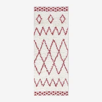 Kasbah Shag Wool Cotton Rug, 5x8, Slate